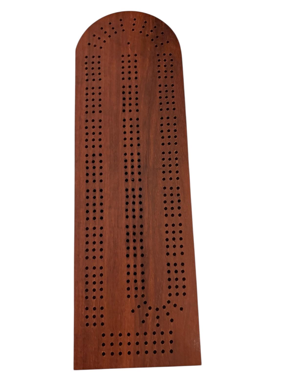 Jatoba Wood Cribbage Board